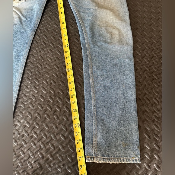 I’m gonna miss these ones 🥲 they’re🔥🔥Vintage Re/done Levis Jeans SOLD on Depop - Picture 7 of 10